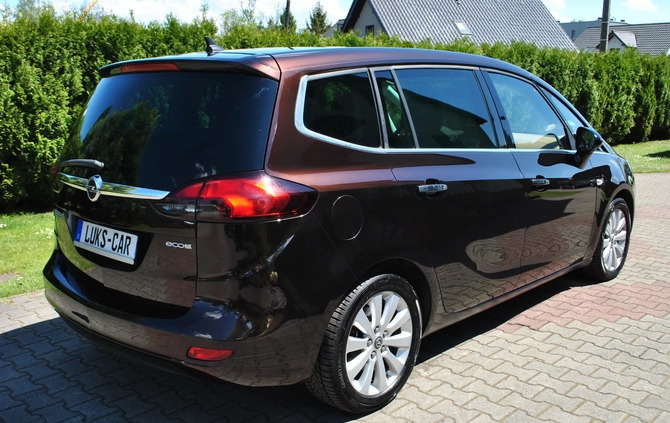 Opel Zafira cena 43999 przebieg: 190000, rok produkcji 2012 z Kańczuga małe 781